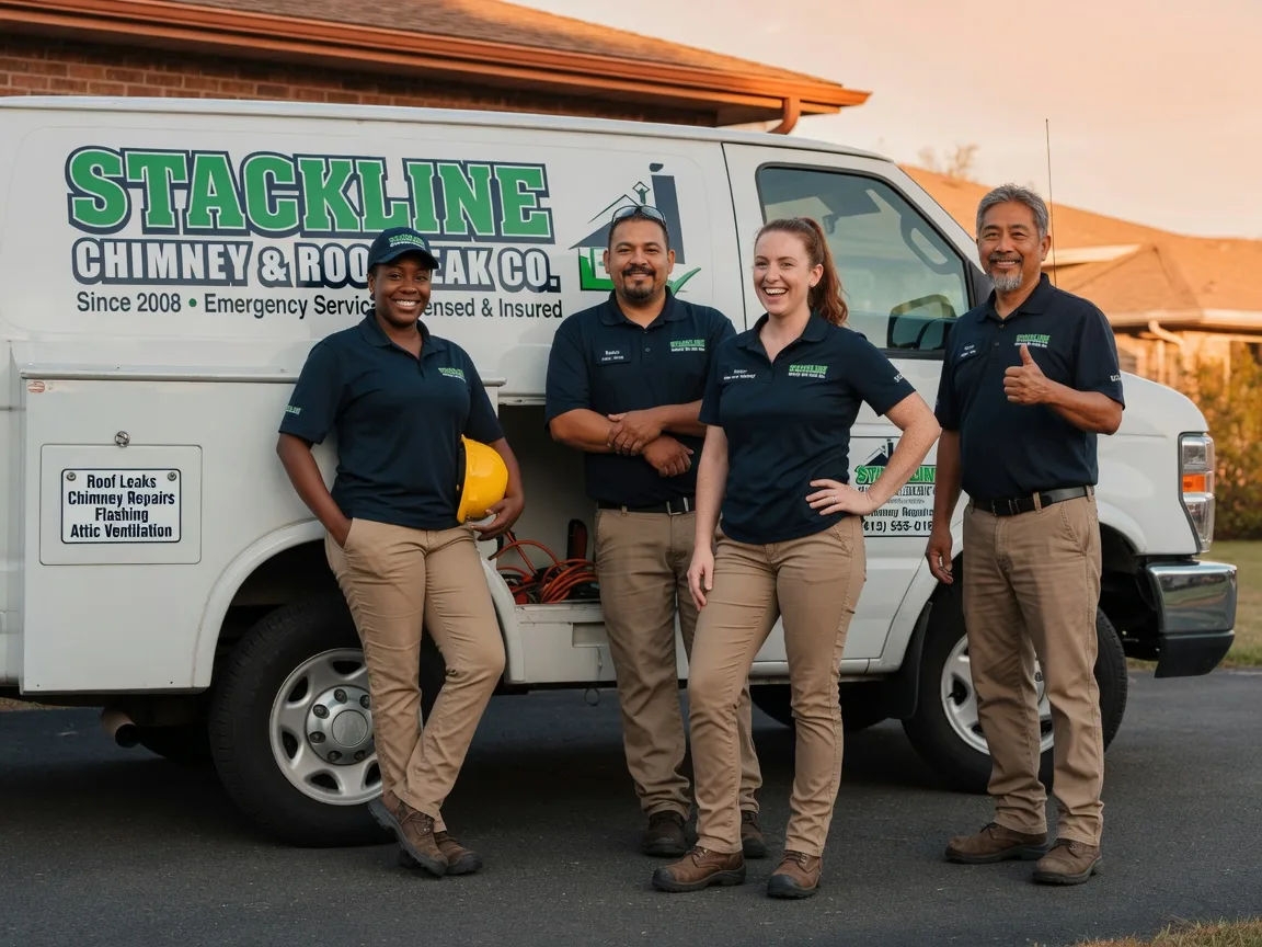 Chimney flashing repair company in Bradley, ME
